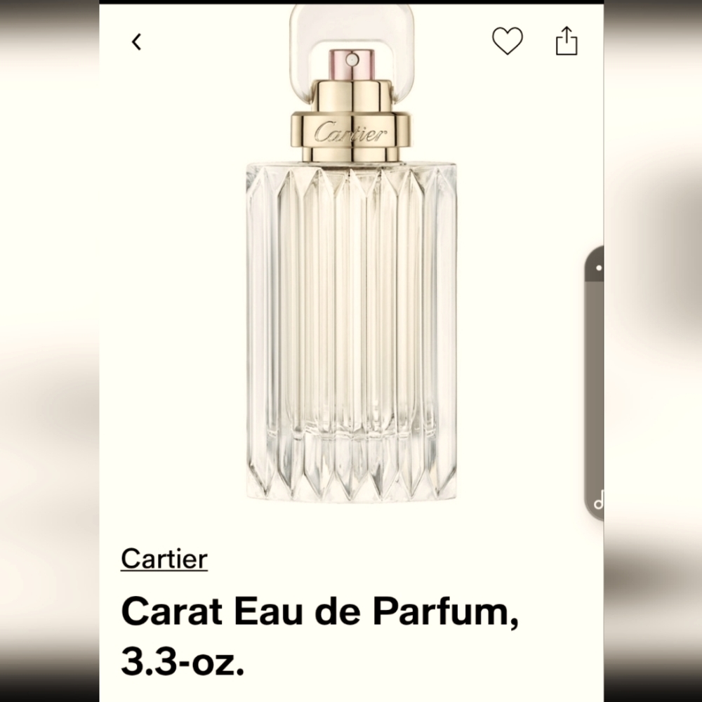 Cartier carat Parfums 3.3 fl.oz